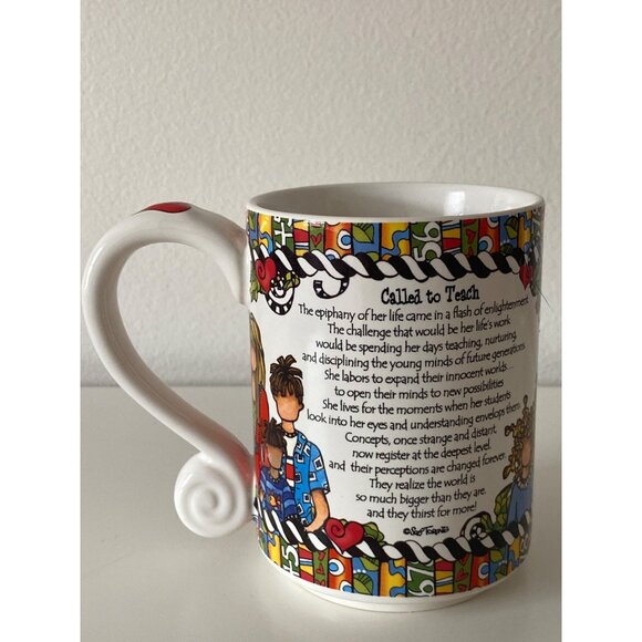 Enesco Suzy Toronto Called To Teach Coffee Mug 12oz Teacher Gift - Picture 5 of 12